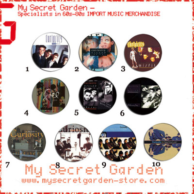 Curiosity Killed The Cat - Down To Earth, Keep Your Distance Album Pinback Button Badge Set ( or Hair Ties / 4.4 cm Badge / Magnet / Keychain Set )